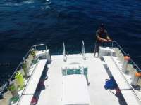 Great day of scuba diving in Key Largo with Rainbow Reef on benwood wreck tropical voyager 2015 08 16 r1897 1