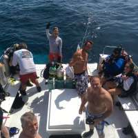 Great day of scuba diving in Key Largo with Rainbow Reef on spanish anchor tropical voyager 2015 07 20 r1786 1