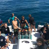 Great day of scuba diving in Key Largo with Rainbow Reef on benwood wreck tropical voyager 2015 06 21 r1652 1
