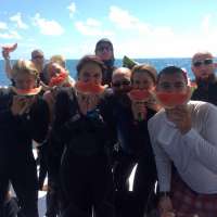 Great day of scuba diving in Key Largo with Rainbow Reef on benwood wreck tropical adventure 2015 05 18 r1515 1
