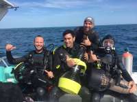 Great day of scuba diving in Key Largo with Rainbow Reef on winch hole tropical explorer 2016 04 07 r2694 1