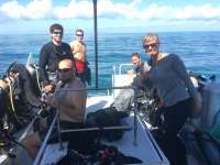 Great day of scuba diving in Key Largo with Rainbow Reef on christ statue tropical explorer 2017 02 08 r3830 1