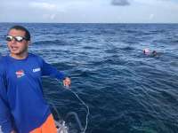 Great day of scuba diving in Key Largo with Rainbow Reef on fire coral cave tropical adventure 2018 08 31 r6962 1