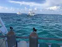 Great day of scuba diving in Key Largo with Rainbow Reef on hole in the wall tropical adventure 2018 08 18 r6869 3