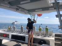 Great day of scuba diving in Key Largo with Rainbow Reef on fire coral cave tropical legend 2018 07 04 r6412 1