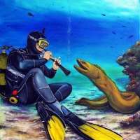 Great day of scuba diving in Key Largo with Rainbow Reef on eagle ray alley tropical serenity 2021 07 31 r11472 1
