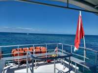 Great day of scuba diving in Key Largo with Rainbow Reef on christ statue tropical serenity 2021 03 23 r10830 1