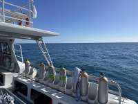 Great day of scuba diving in Key Largo with Rainbow Reef on benwood wreck tropical destiny 2023 12 31 r14975 1